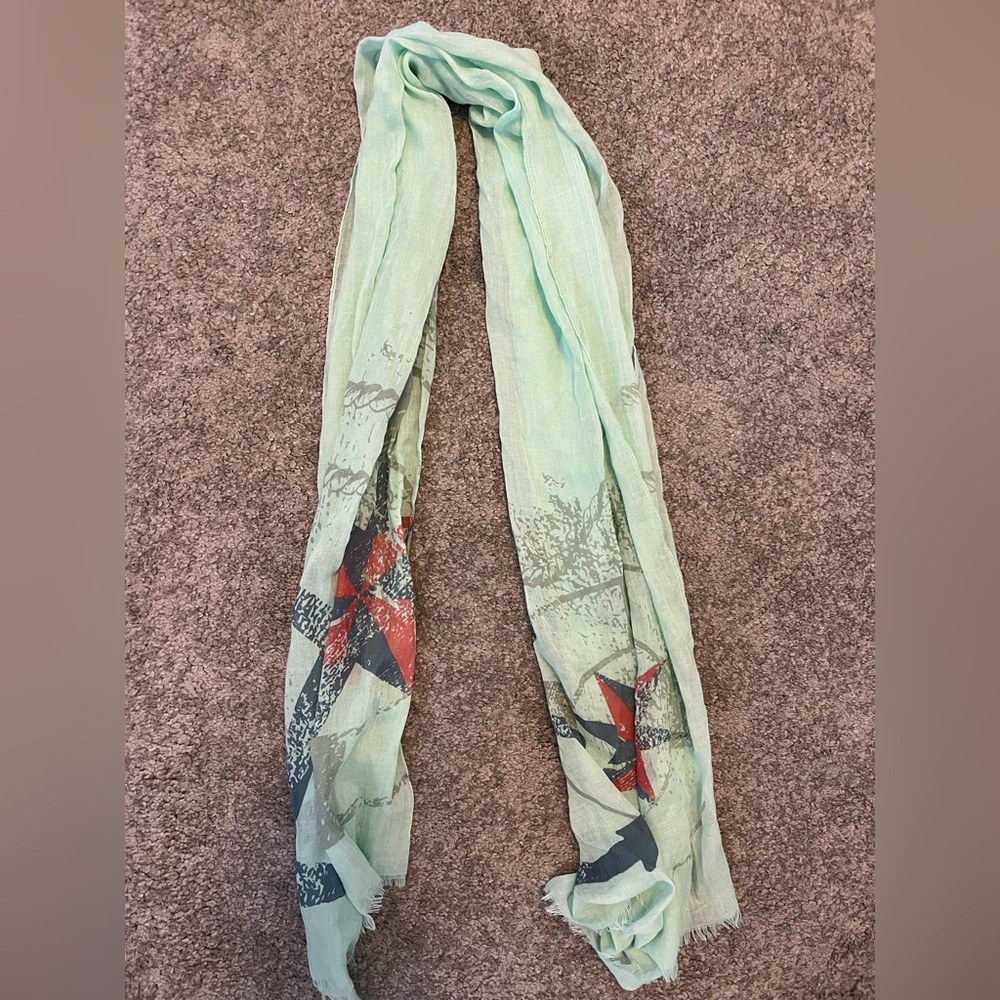 Teal Beach Scarf